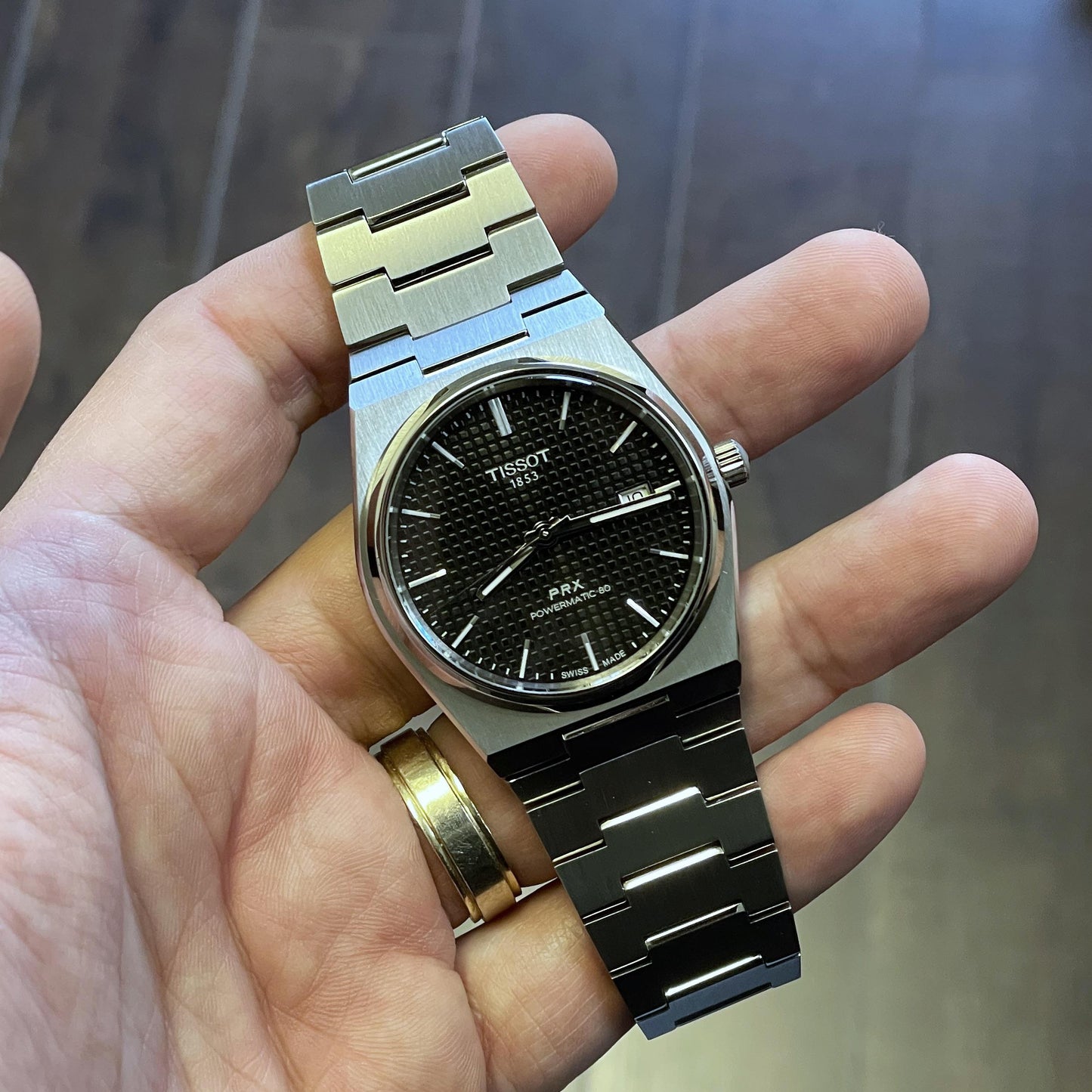 Tissot Prx powermatic Black dial