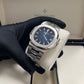 Patek philip silver with blue dial