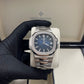 Patek philip silver with blue dial