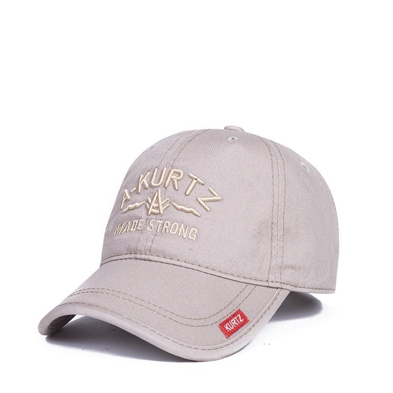 Hat Men's Korean All-match Baseball Cap Men's Autumn Soft Top Cap Winter Outdoor Casual Sun Hat